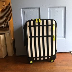 Alice & Olivia Striped Suitcase